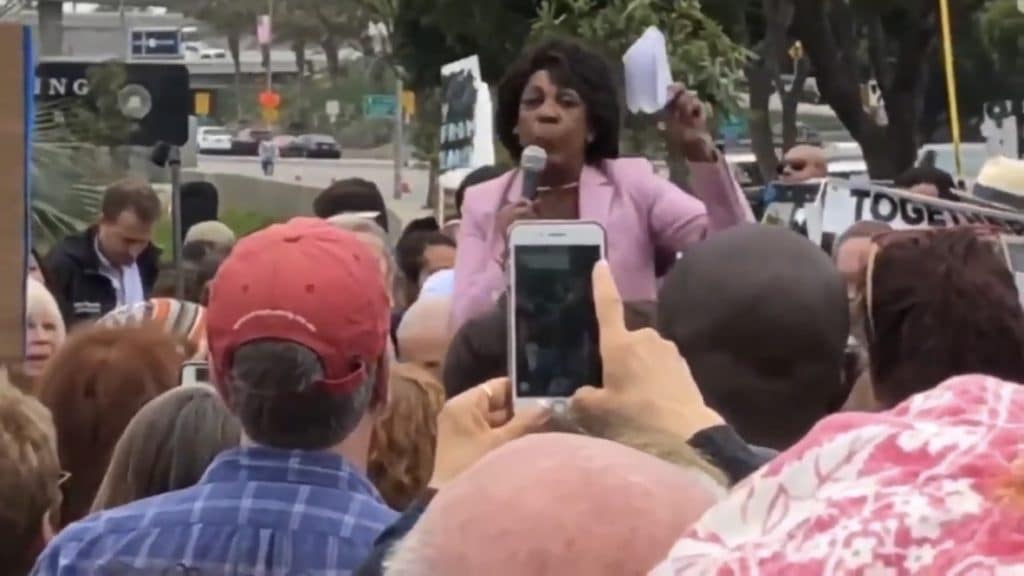 Maxine Waters urging harassment